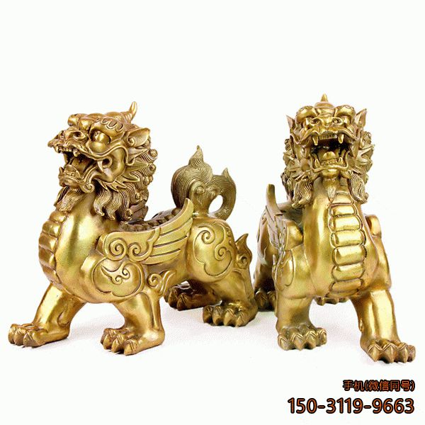 招財進寶貔貅_企業八方進財鎏金神獸雕塑
