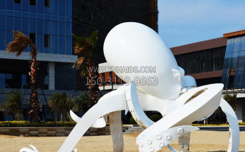 不銹鋼章魚廣場(chǎng)景觀雕塑 不銹鋼章魚廣場(chǎng)景觀雕塑