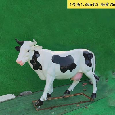 定制仿真奶牛戶外公園景觀需要多少錢？