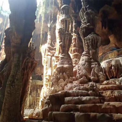 景點裝飾 大理石雕刻 仿真溶洞假山巖池