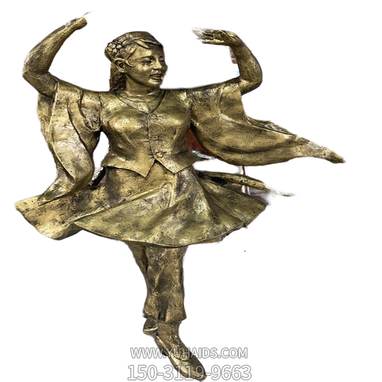 跳舞的女人，主題舞蹈主題人物雕塑