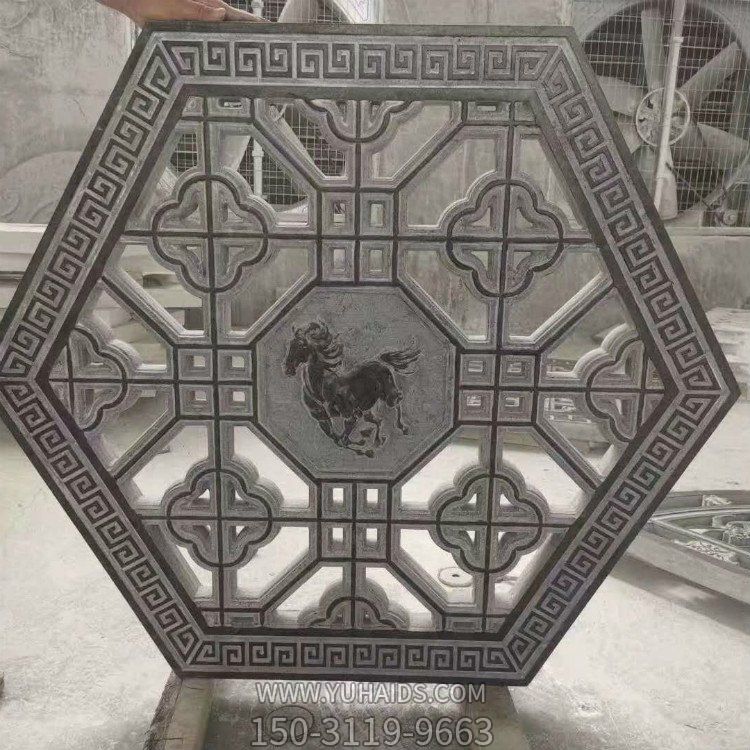 大理石石雕創意浮雕鏤空壁畫雕塑