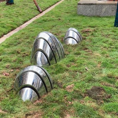 不銹鋼石頭，創意鏡面石頭