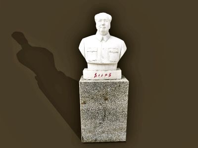 園林景區大理石石雕主席毛澤雕塑