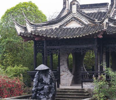 定制玻璃鋼仿銅姜太公釣魚雕塑需要多少錢?