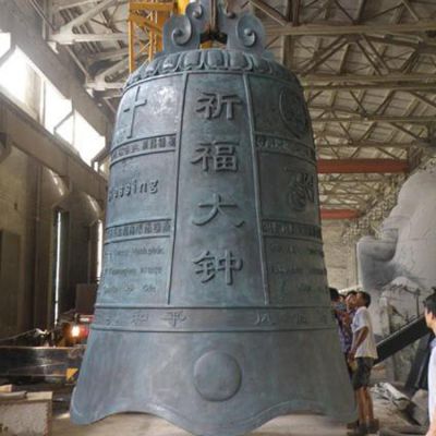 宗教寺廟大型祈福銅鐘