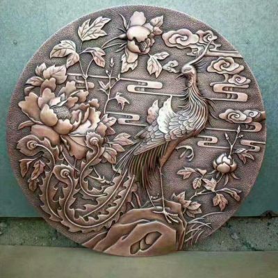 銅雕浮雕戶(hù)外園林景觀壁畫(huà)雕塑