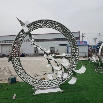 廣場不銹鋼鴿子雕塑是怎么制作出來的？