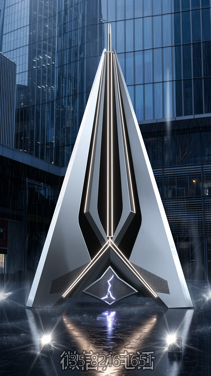 不銹鋼避雷針雕塑