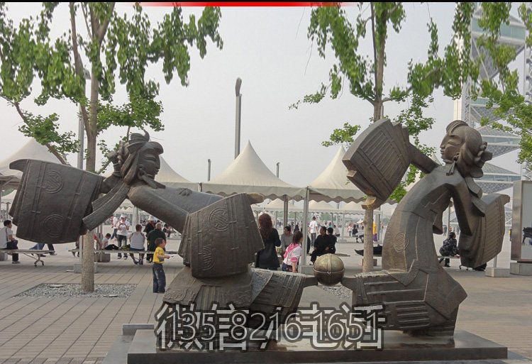 景觀公園景觀石雕景觀創意跳舞的人物景觀雕塑