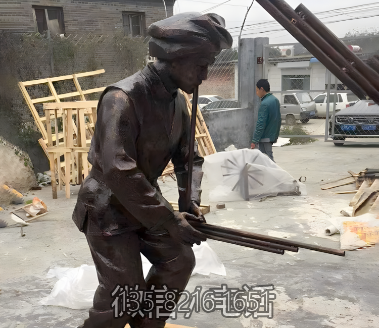 少數民族的樂器和人物街邊銅雕音樂人雕塑