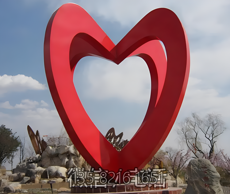 不銹鋼愛心雕塑