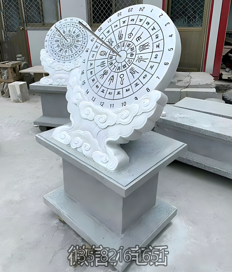 日晷石雕擺件