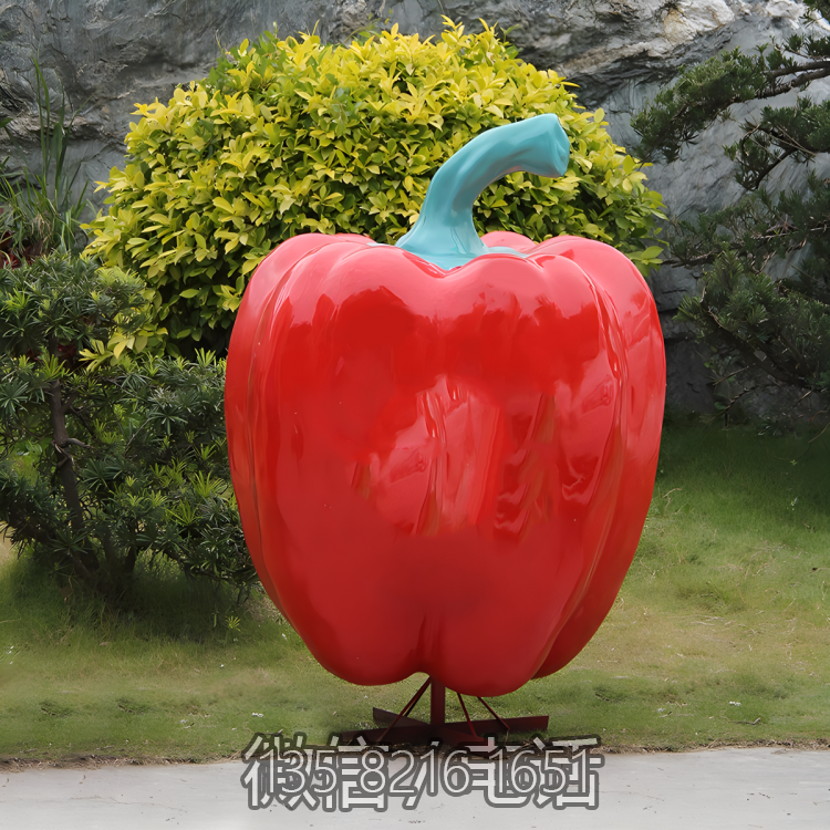 玻璃鋼仿真辣椒雕塑