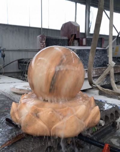 晚霞紅風(fēng)水球石雕