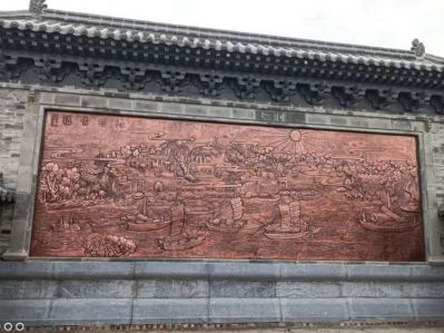 油坊古鎮紫銅鍛造浮雕壁畫