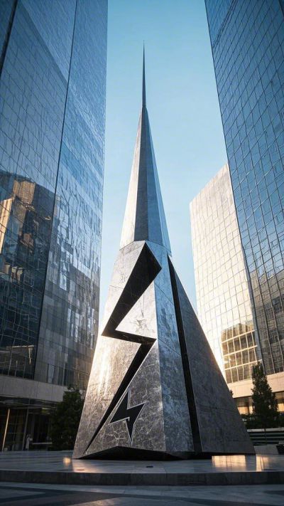 不銹鋼避雷針雕塑