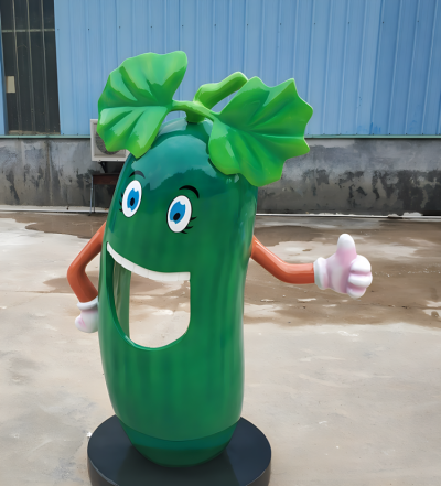 玻璃鋼卡通冬瓜雕塑