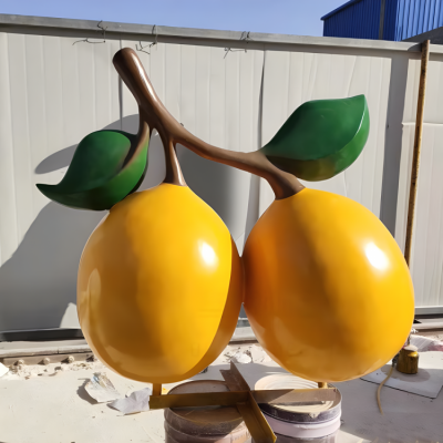 玻璃鋼仿真枇杷雕塑