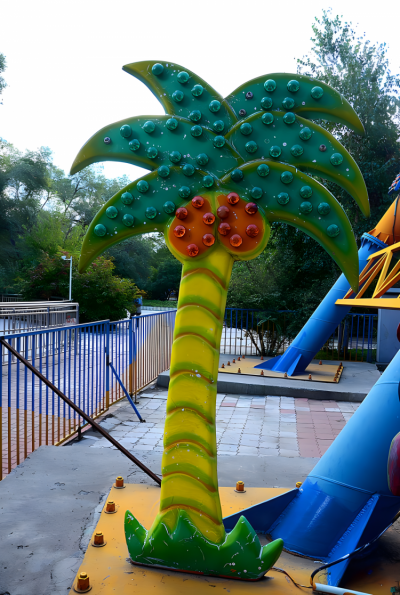 玻璃鋼卡通造型椰子樹