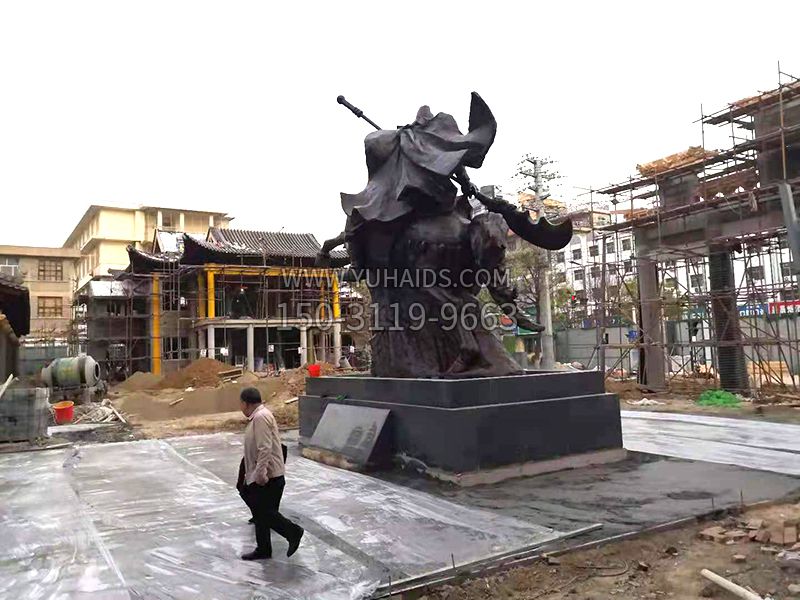 運城關王廟關帝像后視效果 運城關王廟關帝像后視效果