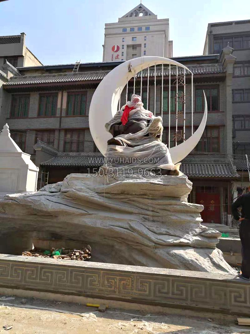 山西運城關王廟關羽夜讀春秋安裝完成 山西運城關王廟關羽夜讀春秋安裝完成